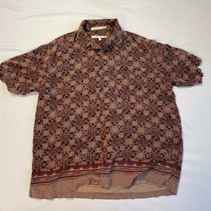 Perry Ellis Casual Short Sleeve Button Up